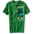 thumbnail image 1 of Aeropostale - Camiseta gráfica para hombre So 9 Cal Wave Riders, verde, grande, 1 of 1