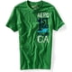 thumbnail image 1 of Aeropostale - Camiseta gráfica para hombre So 9 Cal Wave Riders, verde, XS, 1 of 1
