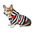 thumbnail image 7 of Haiem Hearts And Lines1 for Winter Dog Hoodie Sweatshirts with Pockets Warm Dog Clothes for Small Dogs Chihuahua-XX-Large, 7 of 7