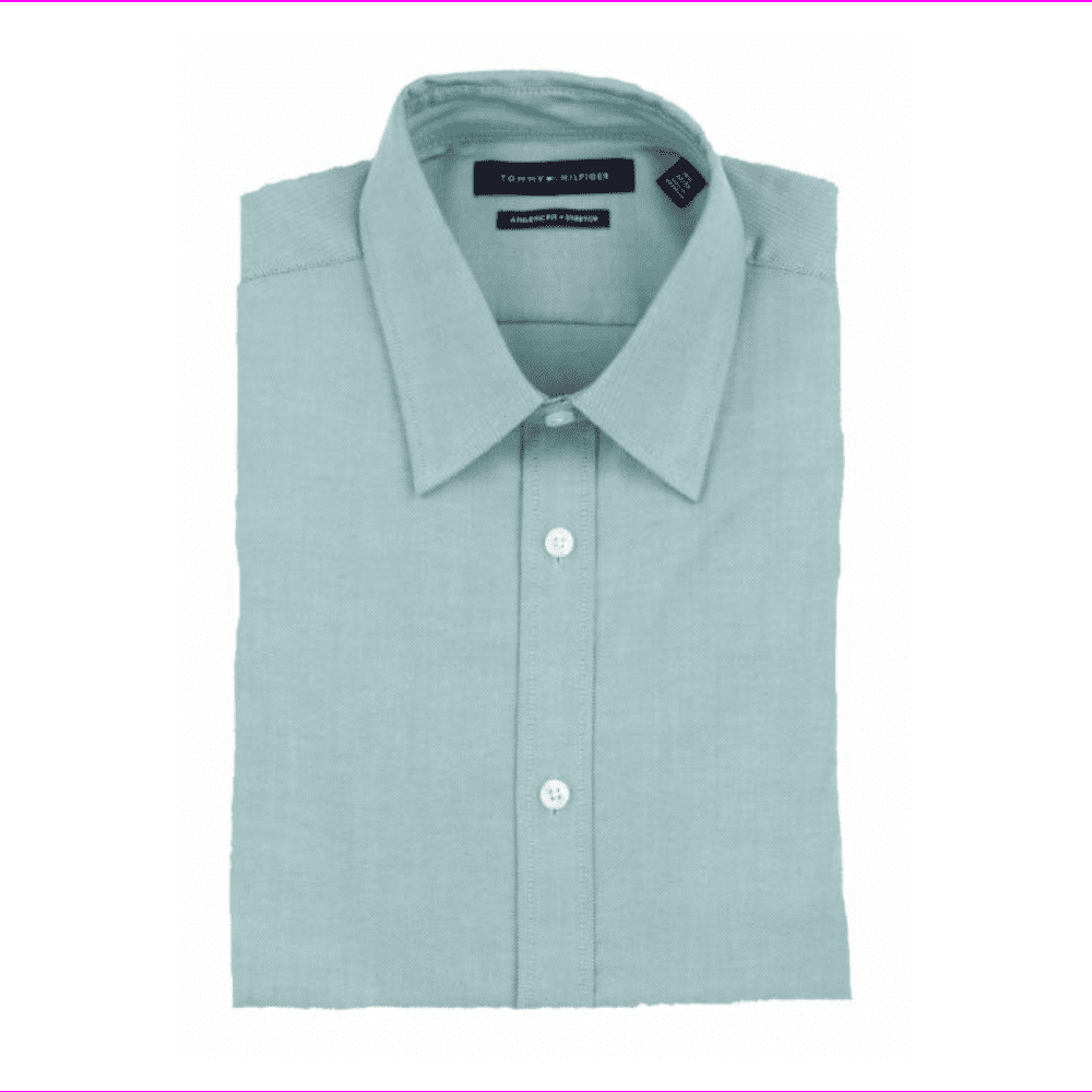 Tommy Hilfiger Men's Athletic Fit Stretch Flex Solid Shirt 14.5X3233