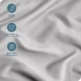 thumbnail image 4 of Bare Home Pillowcase Set - Envelope Closure - Premium 1800 Collection - Double Brushed - Ultra Soft - Queen Size, Light Gray, 2 Count, 4 of 8