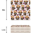 thumbnail image 2 of RYLABLUE Halloween Theme Pumpkin Pattern Set of 4 Coaster for Drinks, Absorbent Ceramic Stone Coasters Cup Mat with Cork Base for Home Kitchen Room Coffee Table Bar Decor, 2 of 3