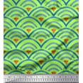 thumbnail image 1 of Soimoi Viscose Chiffon Fabric Scales Geometric Fabric Prints By Yard 42 Inch Wide, 1 of 3