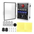 thumbnail image 2 of yuksok 5 Gang Rocker Switch Waterproof Box Dustproof Parts for Boat UTV Marine Style A, 2 of 9