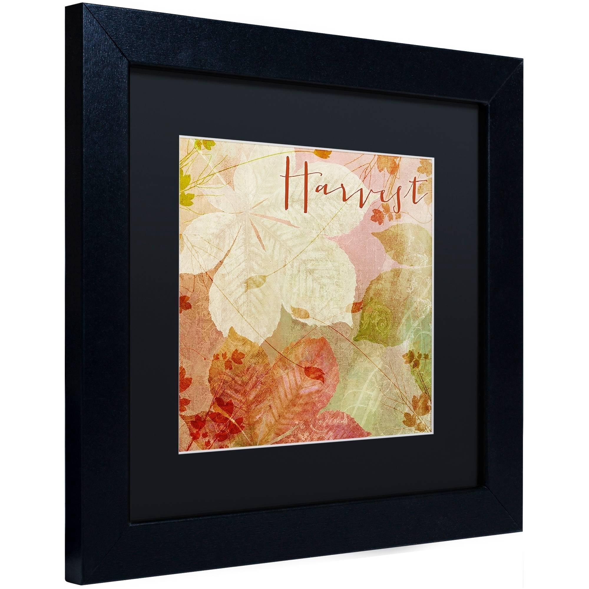 Trademark Fine Art "October Pastel II" Canvas Art by Color Bakery Black Matte, Black Frame