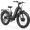 BLACK, variant on FREESKY Ranger AIR Dual Motor Electric Bike for Adults, 3500W 200NM Fast Ebike,105Miles Long Range E Bike,Full Suspension Electric Mountain Bike, 26'' Fat Tire Electric Bicycle for Man Womens Hunters