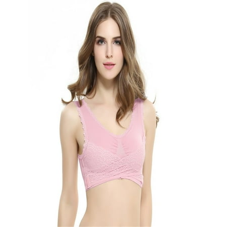 

Fashion New Cross Side Buckle Without Rims Gathered Sports Underwear Sleep Bra