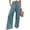 Lake Blue, variant on Palazzo Pants for Women Dressy High Waisted Wide Leg Lounge Pants Casual Navy Blue Pants with Pockets Size XXL