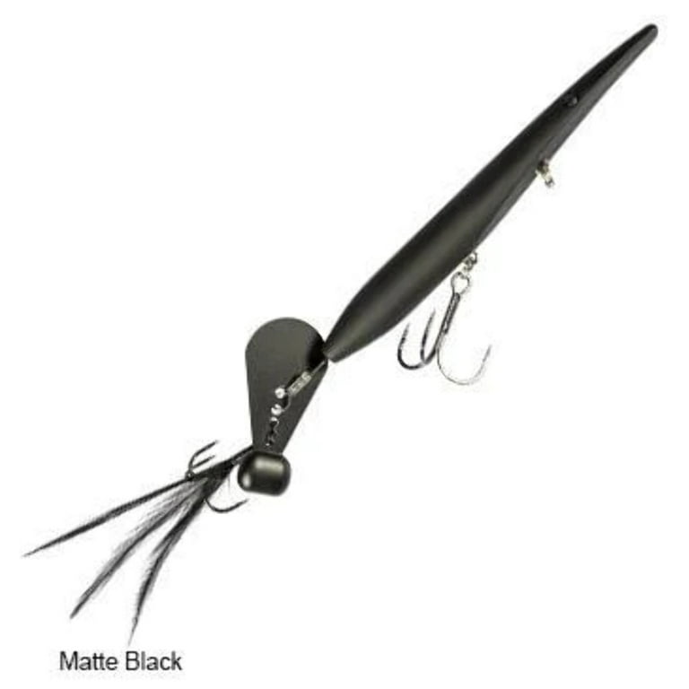Z-Man HR5-02 Hellraizer Topwaters 5 Inch 5/8 Ounce Matte Black Topwater  Lure 