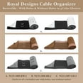 thumbnail image 3 of Royal Designs, Inc. Neoprene Cable Management Sleeves, Cord Cover, Black and White, Set of 2, 3 of 6