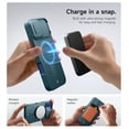 thumbnail image 6 of Suritch for iPhone 16 Plus Case with Magnetic Camera Slide Cover and Adjustable Kickstand, Compatible with MagSafe, Shockproof Bumper Slim Protective Cover, Dark Green, 6 of 8