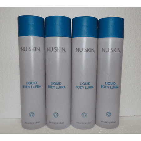 Nu Skin Nuskin Liquid Body Lufra Cleanser Scrub 8.4fl oz 250ml (4 Bottles)