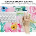 thumbnail image 4 of Floral Desk Mat, Extended Gaming Mouse Pad Large 31.5" x 15.7" XL Keyboard Pad Matt with Stitched Edges, Computer Laptop Desk Pad for Office Home Desktop Laptop Women, Pink Colorful Peony, 4 of 6