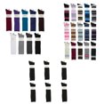 thumbnail image 2 of 6 Pairs Alexa Rose Woman Knee High Striped Solid Design Dress Casual Socks- Assorted Colors, 2 of 7