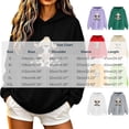 thumbnail image 3 of Aimik Women's Cute Cow Graphic Hoodies Sweatshirts Long Sleeve Pullover Tops with Drawstring Pockets Fall Loose Comfy Hoodied Tops, 3 of 6