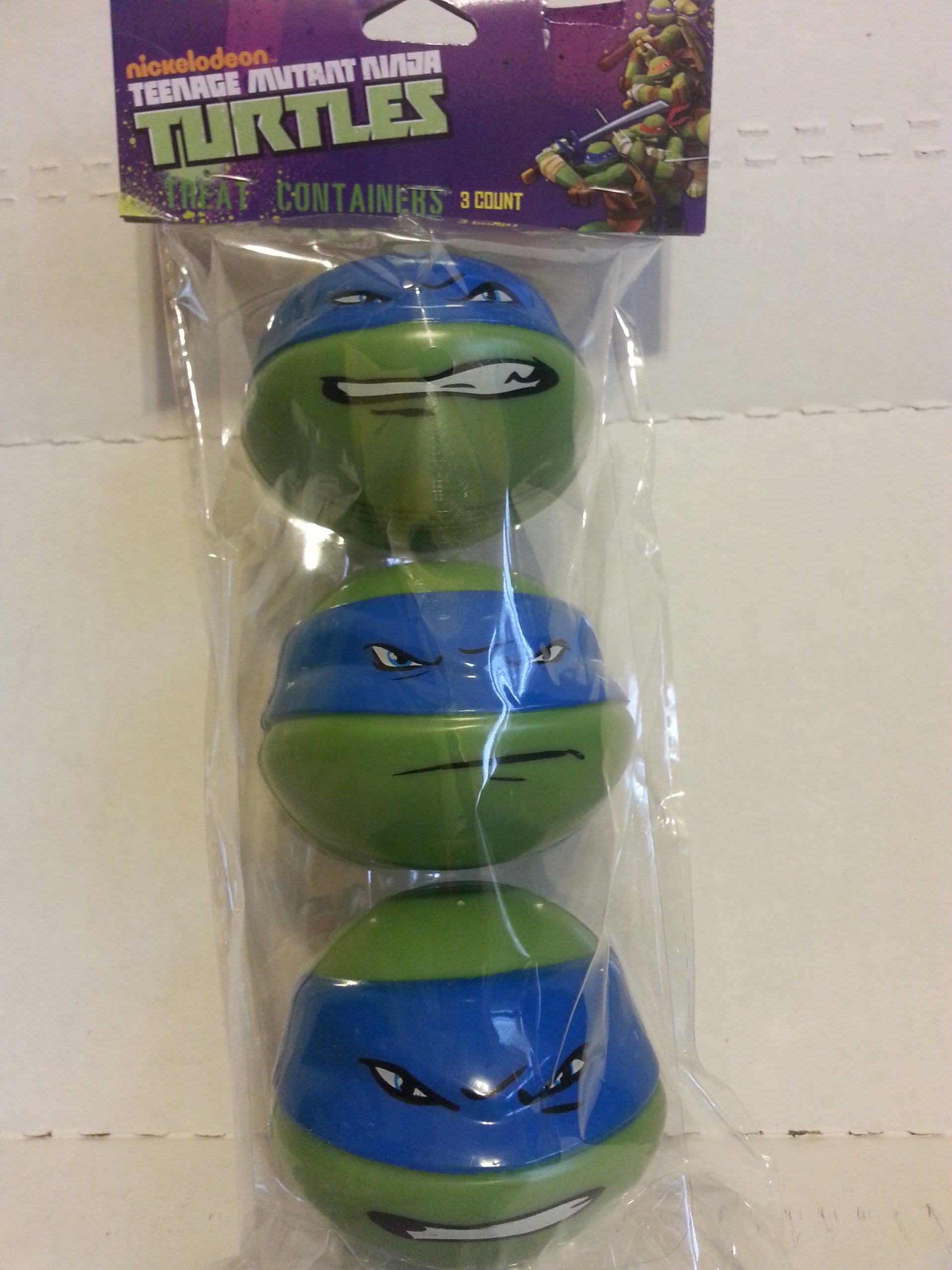 Teenage Mutant Ninja Turtles Treat Containers Set of 3
