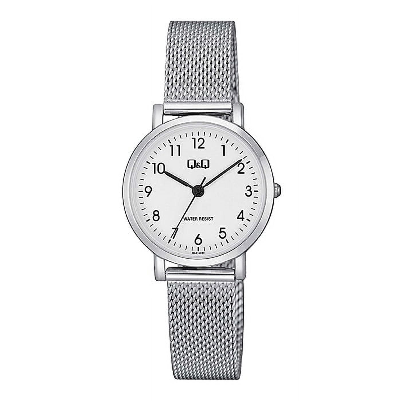 Reloj Análogo Plateado Q&Q Qa21J234Y