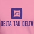 thumbnail image 3 of CafePress - Delta Tau Delta Purple Stacked Signature T Shirt - Men's Fitted T-Shirt, 3 of 4