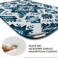 thumbnail image 5 of Bohemian Style 202 Non-Slip Memory Foam Bath Rug: Absorbent, Quick-Dry, Machine Washable, Soft & Comfortable - S, 5 of 7