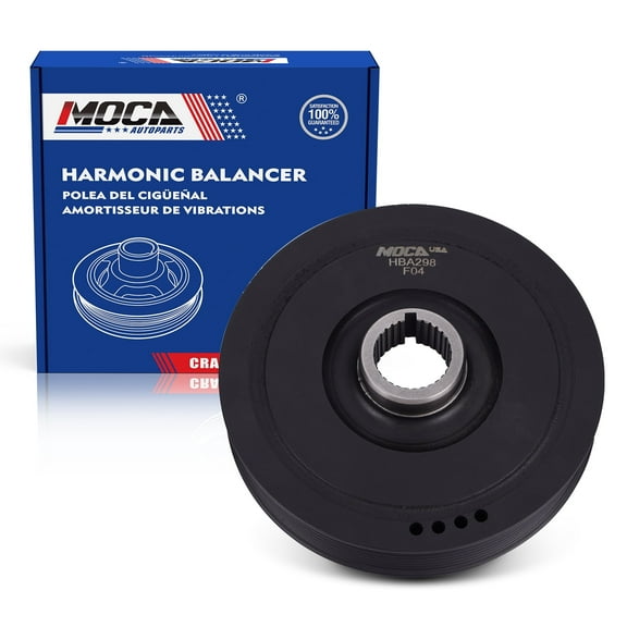 MOCA AUTOPARTS 594-298 Engine Harmonic Balancer Fit for 2002-2006 Acura RSX 2.0L & 2003-2005 Honda Accord 2.4L & 2003-2006 Honda Element 2.4L