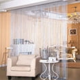 thumbnail image 2 of UKAP 2 PCS 39" Width 78" Height Glitter String Curtains Patio Net Fringe Door Fly Screen Windows Room Divider, 2 of 9