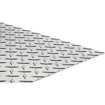 SteelWorks 0.07 in. X 12 in. W X 24 in. L Bright Aluminum Diamond Tread Plate