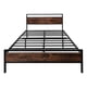 thumbnail image 2 of Base Cama Matrimonial Country Tipo Madera Moderna Metal, 2 of 9