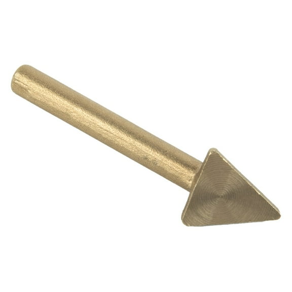 1Pc Plastic Welder Soldering Iron Tips Plastic Repair Triangular Copper Smoothing Head Welding Tips For 60 Watt Plastic Welding 16Mm Fangkenuo