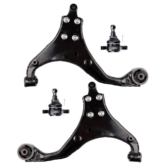 ECCPP 4pcs Front Lower Control Arm Front Lower Ball Joint fit for 2005-2009 For Hyundai Tucson 2005-2010 For Kia for Sportage