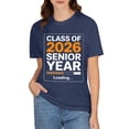 thumbnail image 2 of 2026 Graduation Double Sided Different Design T-Shirt, Senior 2026 Tee Class of 2026 Celebration T-Shirt, 2026 Double Sided Tee OdeJous Dark Blue L, 2 of 6