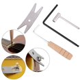 thumbnail image 1 of Herramienta de reparación de guitarra eléctrica, 4 piezas, llave de guitarra, llave de perilla de guitarra, creada magistralmente, 1 of 8