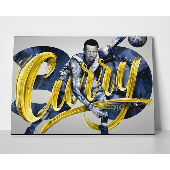 Steph Curry Poster or Wrapped Canvas