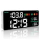 thumbnail image 1 of Medidor Digital de Decibelios 4 en 1 para Pared, Medidor de Ruido, Rango de 30 A 130 DB, Pantalla LED Grande de 11 Pulgadas., 1 of 5