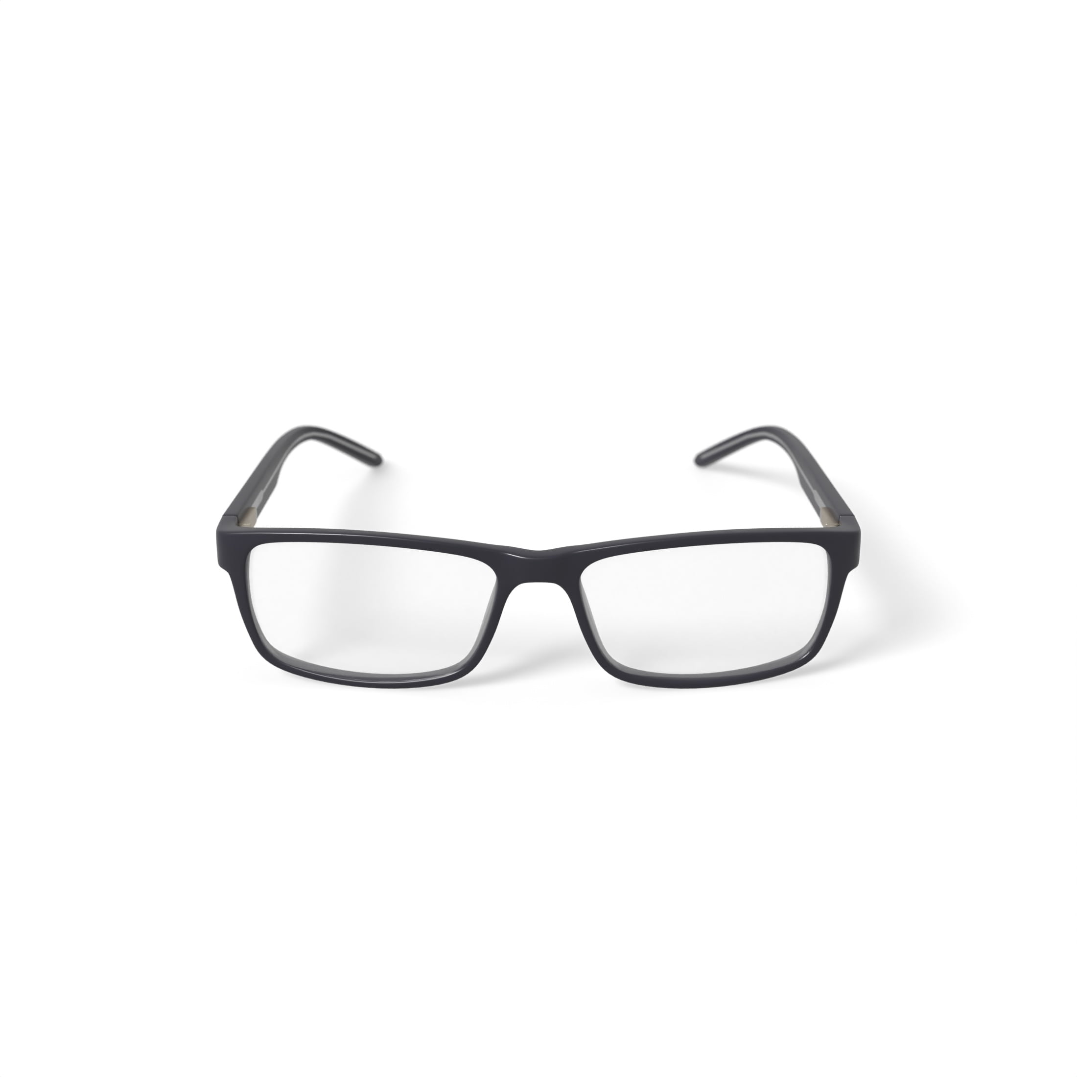 Wrangler Men's W151 Rectangular Prescription Eyeglasses with Case, Black
