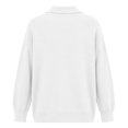 thumbnail image 5 of Huyun Women's Half Zip Sweater Ribbed Knit Long Sleeve Pullover with Collared V-Neck Casual Business Tops for Fall Winter White,M, 5 of 5