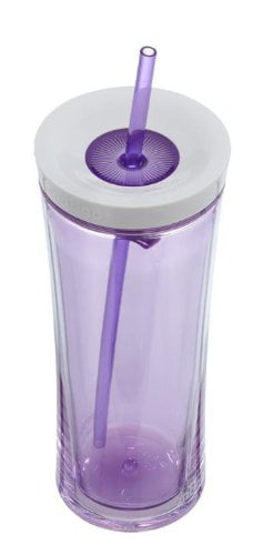 Contigo AUTOCLOSE Shake & Go Travel Tumbler 20oz Lilac Purple With Straw 2-Pack 