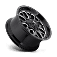 thumbnail image 2 of Fuel 1PC Aluminum Rim D588 TITAN 20X10in Gloss Black Milled Finish, D58820008247, 2 of 3