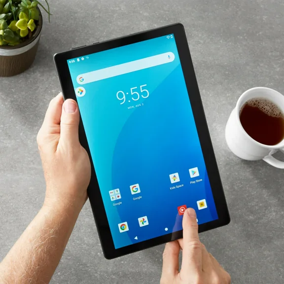 Pre-Owned onn. 100043279 11.6'' 4 GB RAM 64 GB Storage 2 GHz Processor Speed Android 11 Wi-Fi Tablet Pro with Keyboard, Gray