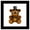 Black Framed Version, variant on Gallery Pops Five Nights at Freddy's - Freddy Plushie Wall Art, Unframed Version, 12" x 12"