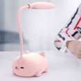 thumbnail image 5 of Cartoon Cute Cat Pig Bear Shape Rechargeable Desktop Lamp Reading Night Light, 5 of 7