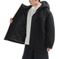 thumbnail image 4 of Afuyipoi Boys Winter Puffer Jacket Thick Quilted Fleece Lined Waterproof Windproof for Snow Play Black Size 9, 4 of 9
