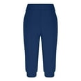thumbnail image 6 of JIUKE Capri Pants for Women High Waisted Crop Sweatpants Loose Casual Comfy Yoga Cropped Jogger Trousers, 6 of 6