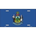 thumbnail image 1 of Maine State Flag Metal License Plate, 1 of 1