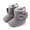 Gray, variant on Wavsuf Toddler Boots for Girls and Boys Bow Fleece Winter Casual Gray Boots Size 11
