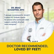 Dr. Scholl’s® Custom Fit® Orthotics Full Length Inserts, CF 750, Customized for Your Foot & Arch
