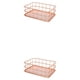 thumbnail image 3 of Organizador de almacenamiento de escritorio multifuncional Bearachild metal color Oro rosa, 3 of 6