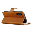 thumbnail image 3 of Funda cartera GANGXUN para Samsung Galaxy A14 4G/5G , cuero PU con tarjetero, cremallera, correa de mano, soporte y protección 1064°, 3 of 6