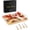 White, variant on Portable Travel Charcuterie Board with Lid and Handle - Large Cheese Board with 4 Cheese Set for Outdoor, Picnics - Weddings, House Warming for Women (1 Compartment, White)