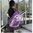 thumbnail image 4 of Clear Backpack Heavy Duty PVC Transparent Backpack, 4 of 7