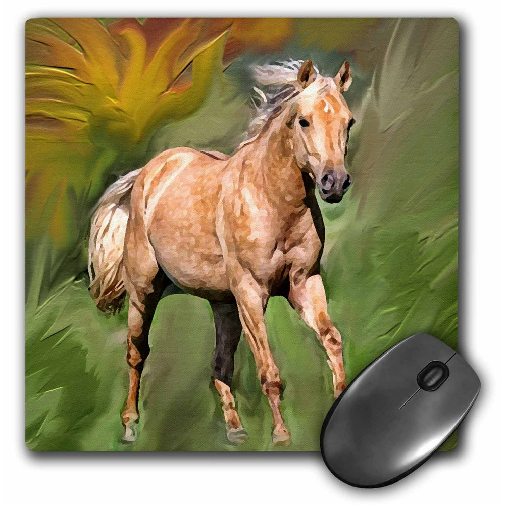3dRose Quarter Horse, Mouse Pad, 8 by 8 inches